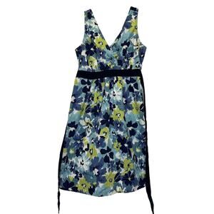 Motherhood Maternity Floral Mock Wrap Dress - Size S